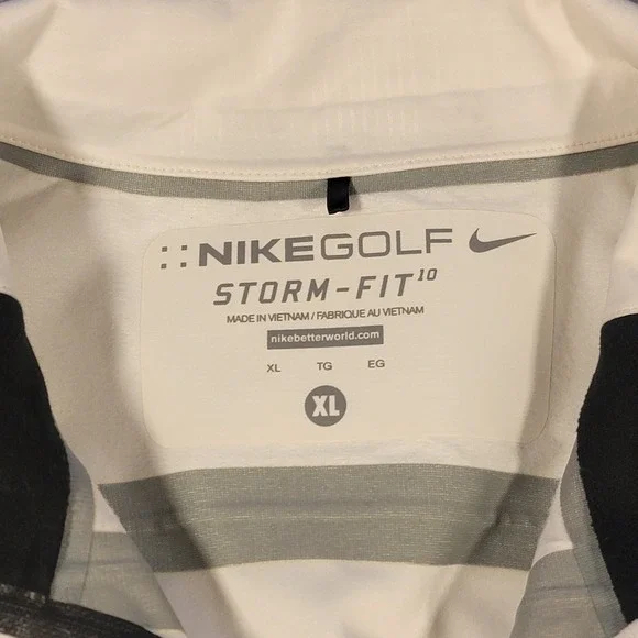 Nike Golf Storm-FIT 10 Waterproof‎ Jacket Women's XL White Full Zip Rain Shell - Picture 4 of 13